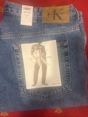 Calvin Klein Men’s Light Blue Relaxed Fit Jeans